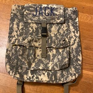 Rothco 2670 - ACU Digital Camo Canvas Daypack-Personalized "JACK"